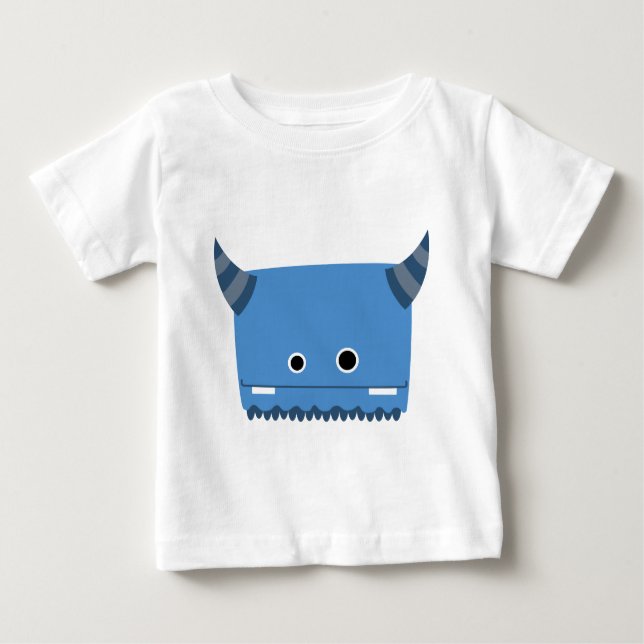 T-shirts Monstro Corante Azul (Frente)