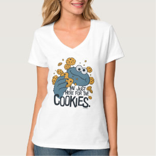 T-shirts Monstro das Bolachas Só Estou Aqui Pelas Bolacha