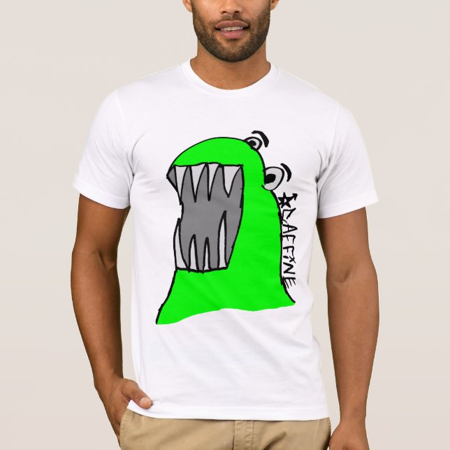T-shirts Monstro de CAFFiNE (Frente)