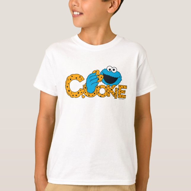 T-shirts Monstro de cookies | Cookie! (Frente)