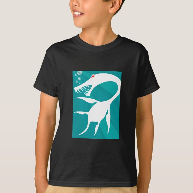 T-shirts Monstro de Loch Ness (Frente)