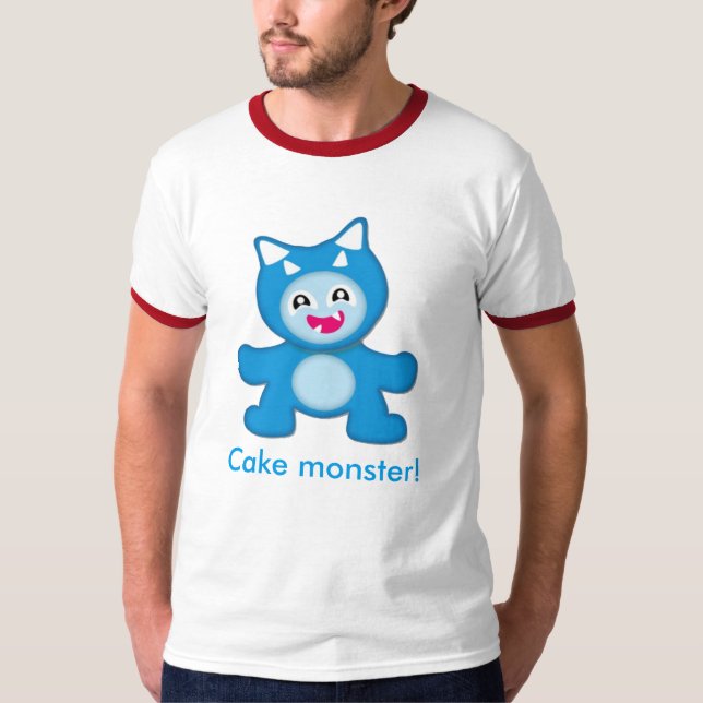T-shirts Monstro do bolo! (Frente)
