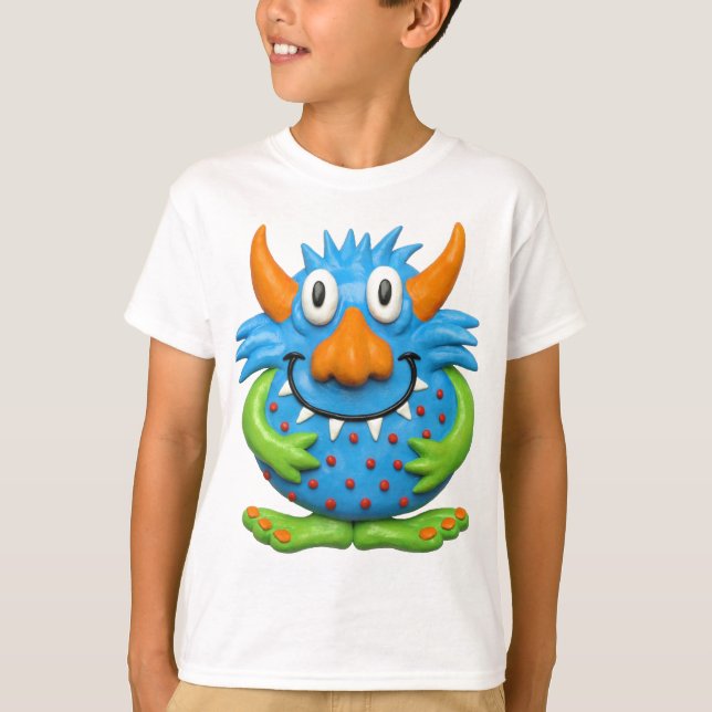 T-shirts Monstro manchado doce (Frente)