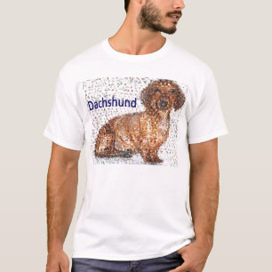 T-shirts Montagem surpreendente do cão do Dachshund
