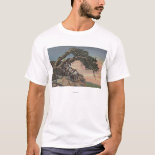 T-shirts Montana - chefe indiano no parque nacional de