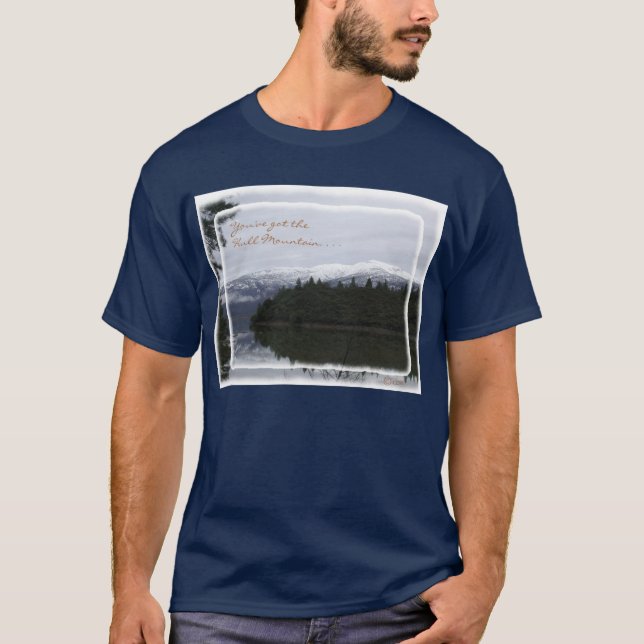T-shirts Montanha da casca (Frente)