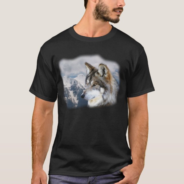 T-shirts Montanha do lobo (Frente)