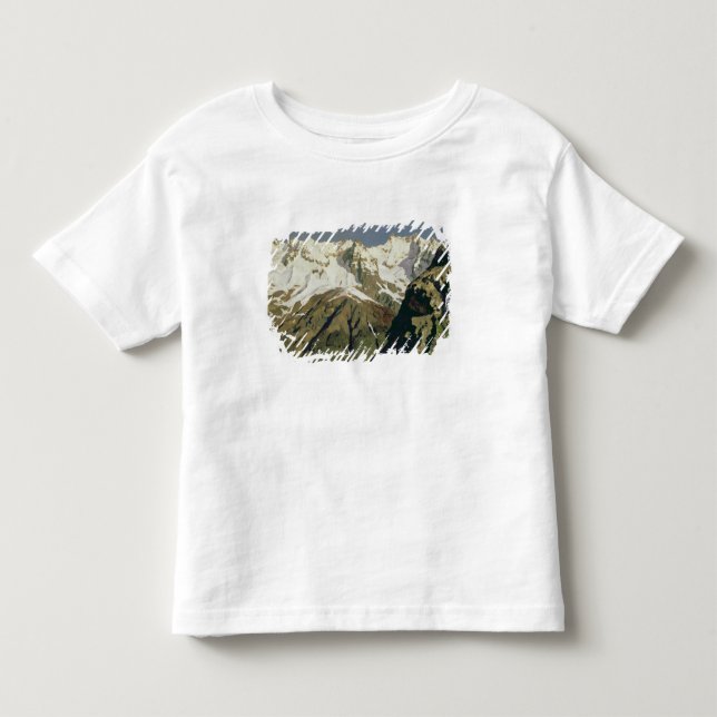 T-shirts Montanhas de Mont Blanc, 1897 (Frente)