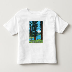 T-shirts Montante do rio de Metolius, Oregon