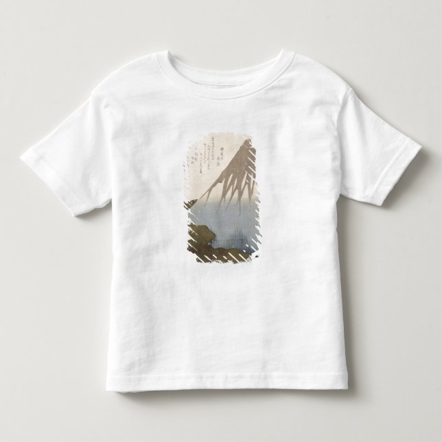 T-shirts Monte Fuji sob a neve (Frente)
