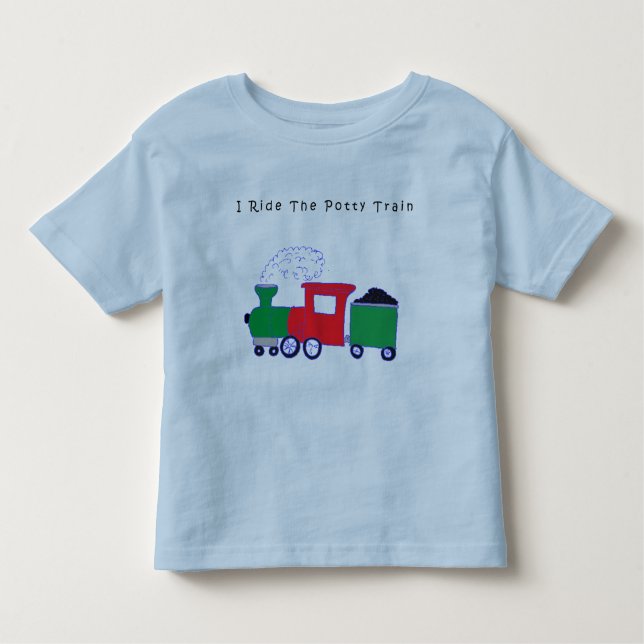 T-shirts Monte o trem do Potty (Frente)
