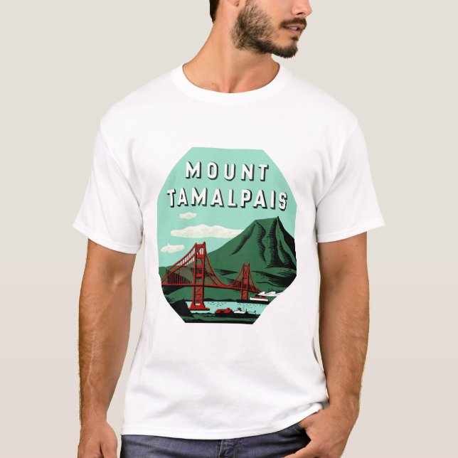T-shirts Monte Tamalpais Marin (Frente)