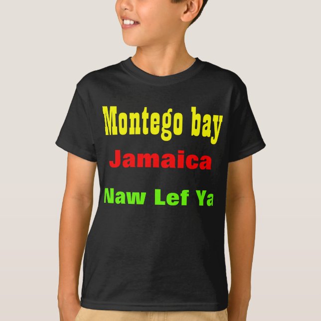 T-shirts Montego Bay, Jamaica (Frente)