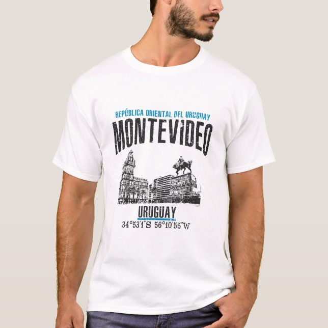 T-shirts Montevideo (Frente)