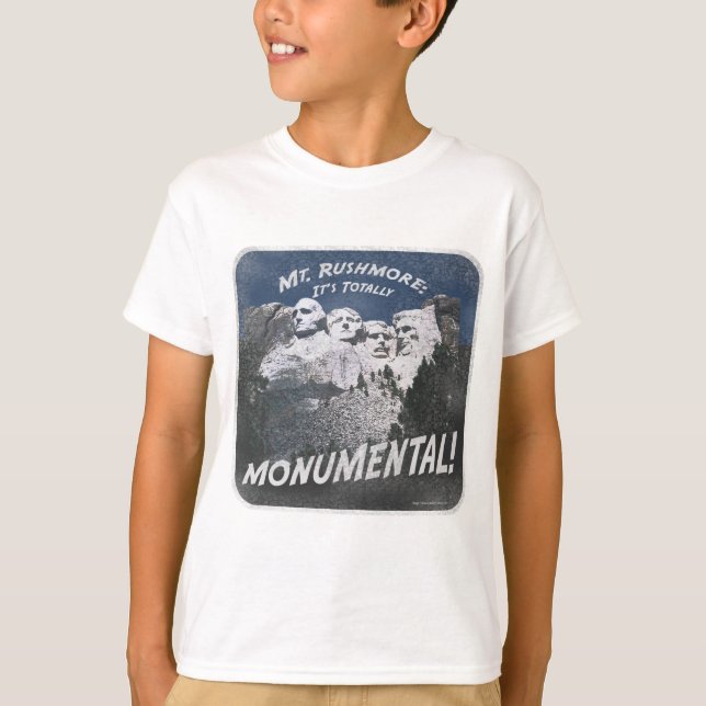 T-shirts Monumental Monte Rushmore (Frente)