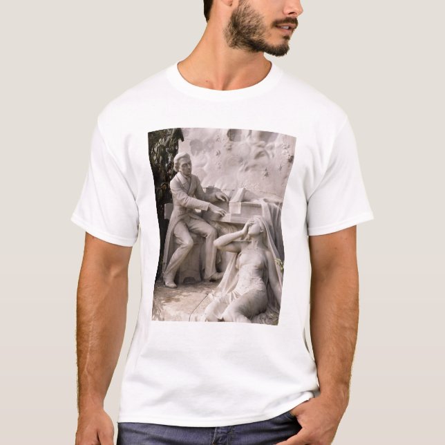 T-shirts Monumento a Frederic Chopin (Frente)
