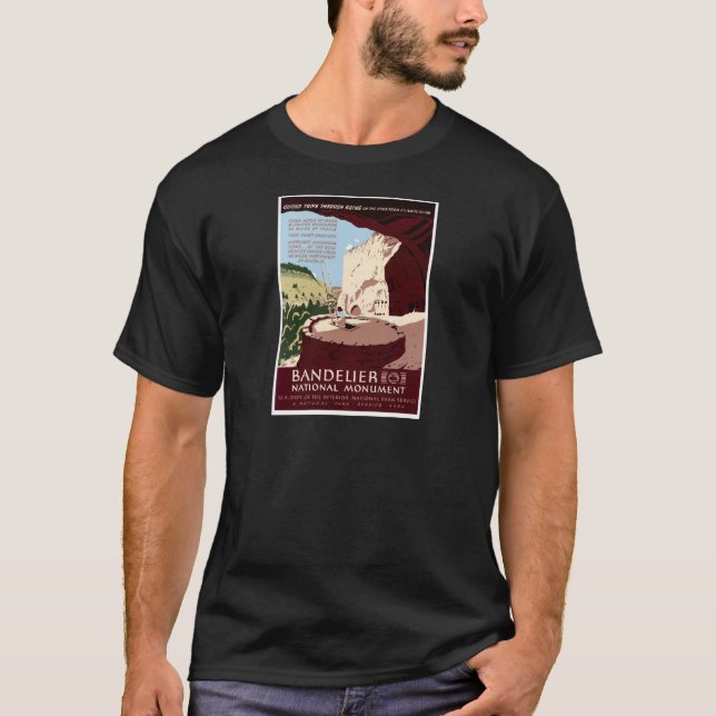 T-shirts Monumento nacional de Bandelier (Frente)