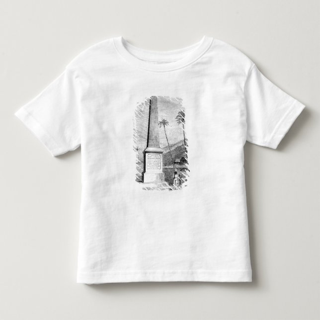 T-shirts Monumento para captain James Cook (Frente)