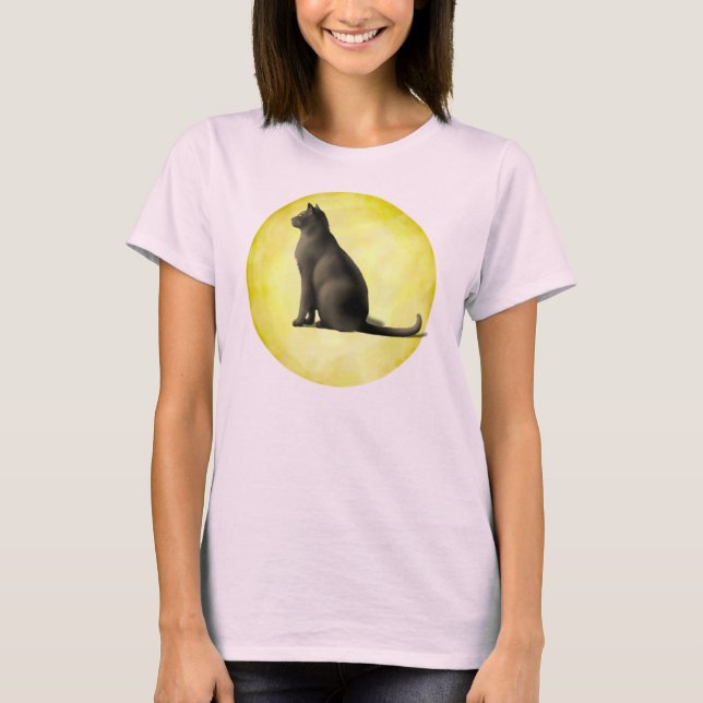 T-shirts Moon Cat (Frente)