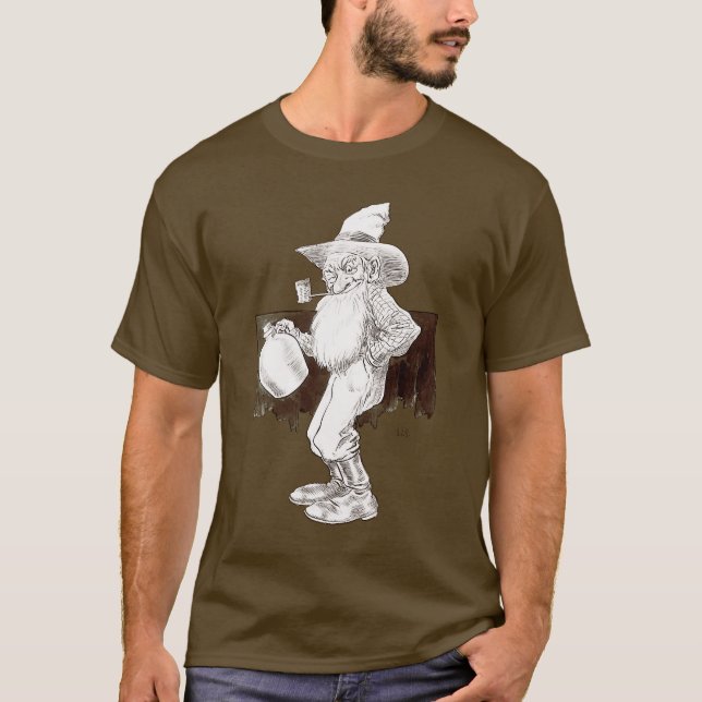 T-shirts Moonshiner de J P Bernard (Sepia) (Frente)
