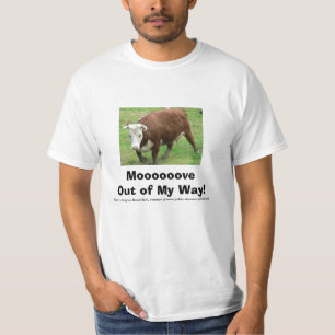 T-shirts Moooooove fora de minha maneira!