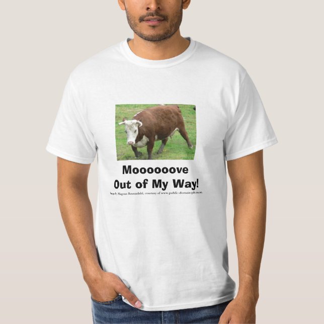 T-shirts Moooooove fora de minha maneira! (Frente)