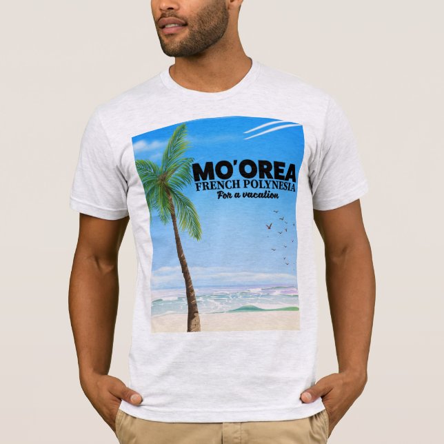 T-shirts Mo'orea Polinésia Francesa (Frente)