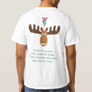 T-shirts Moose Head_Mooseltoe & Eggnog