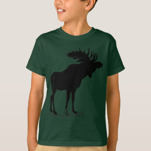T-shirts Moose Silhouette