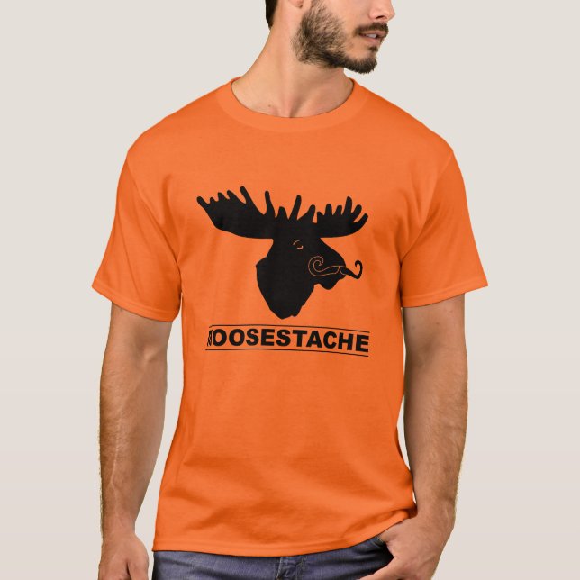 T-shirts Moosestache (Frente)