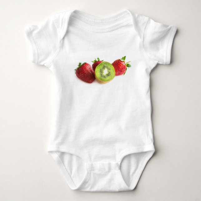 T-shirts Morango e kiwi (Frente)