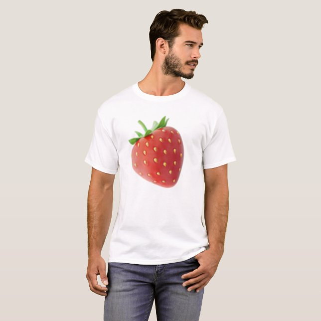 T-shirts Morango - Emoji (Frente Completa)