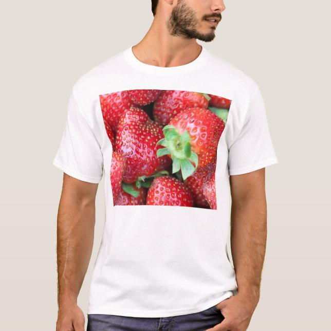 T-shirts Morangos Vermelhos (Frente)