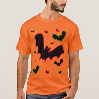 T-shirts Morcegos com Brilho de Vampiro