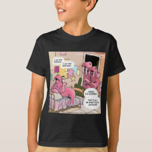 T-shirts Morsa Cantora Pais Preocupados Engraçado