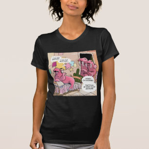 T-shirts Morsa Cantora Pais Preocupados Engraçado