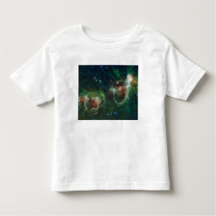 T-shirts Mosaico infravermelho das nebulosas do Coração e d