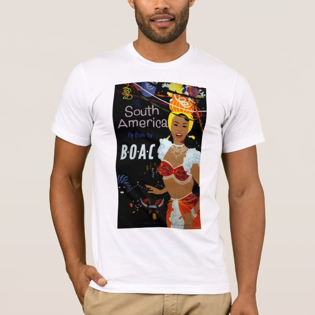 T-shirts Mosca do ~ de Ámérica do Sul lá (Frente)