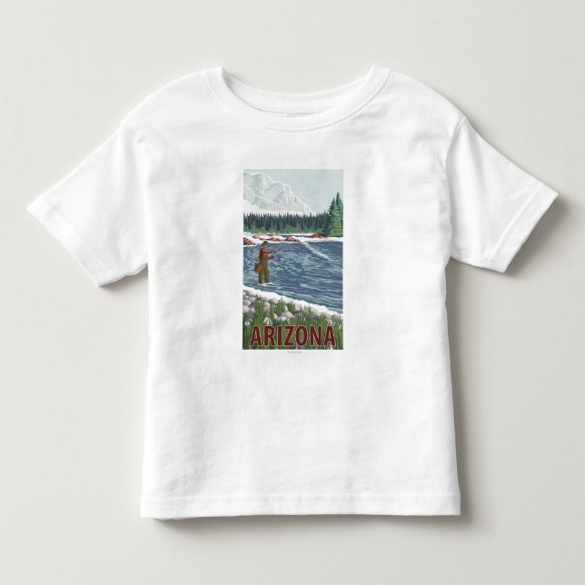 T-shirts Mosca FishermanArizona (Frente)