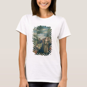 T-shirts Moses salvou do Nile, 1580 (o óleo em canvas)