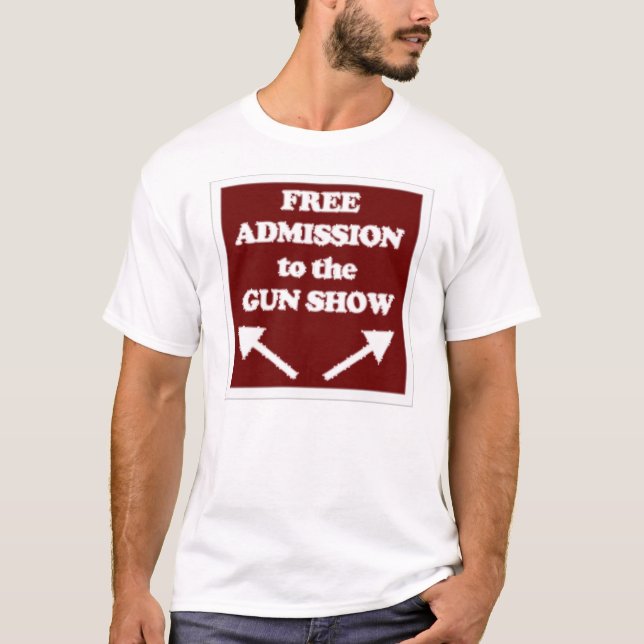 T-shirts Mostra de arma (Frente)