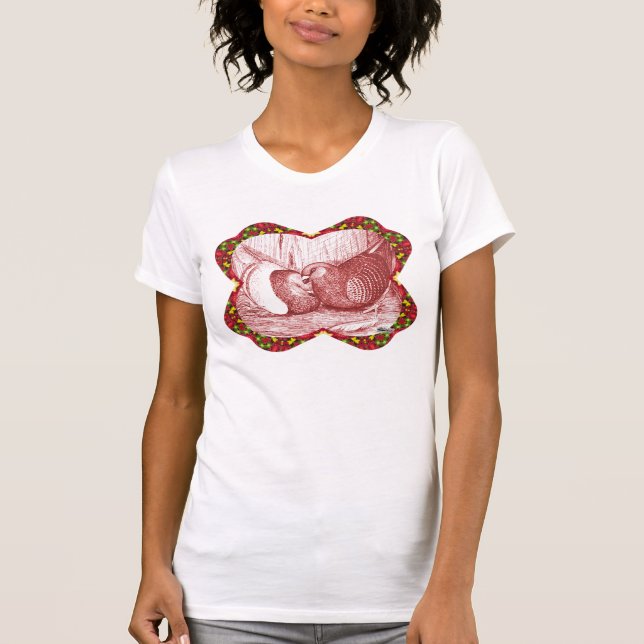 T-shirts Mostrar corridas em vermelho (Frente)