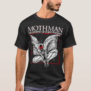 T-shirts Mothman: A legenda do ponto agradável