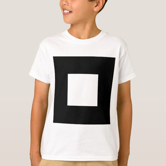 T-shirts Motif ao quadrado (Frente)