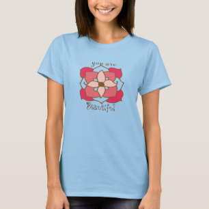 T-shirts Motivação floral: Você é bonito