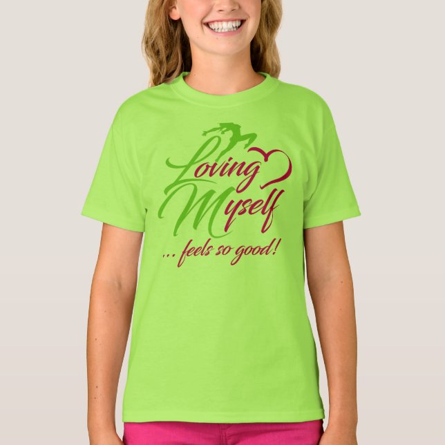 T-shirts Motivacional Amando a Mim Mesmo (Frente)