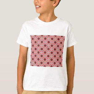 T-shirts motivo tradicional romeno do traje étnico sem
