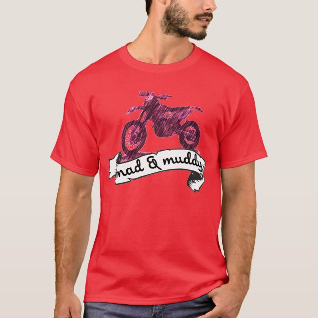 T-shirts Motocicleta louca & enlameada (Frente)