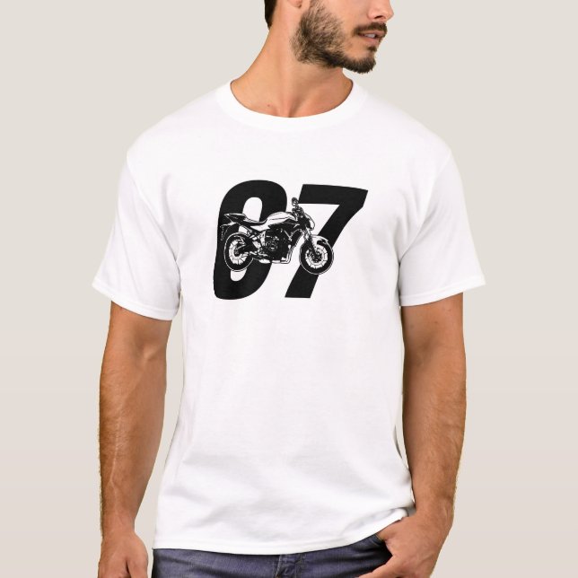 T-shirts Motocicleta MT07 FZ07 de Yamaha MT-07 FZ-07 (Frente)