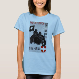 T-shirts Motocicleta Recon Suíça WII